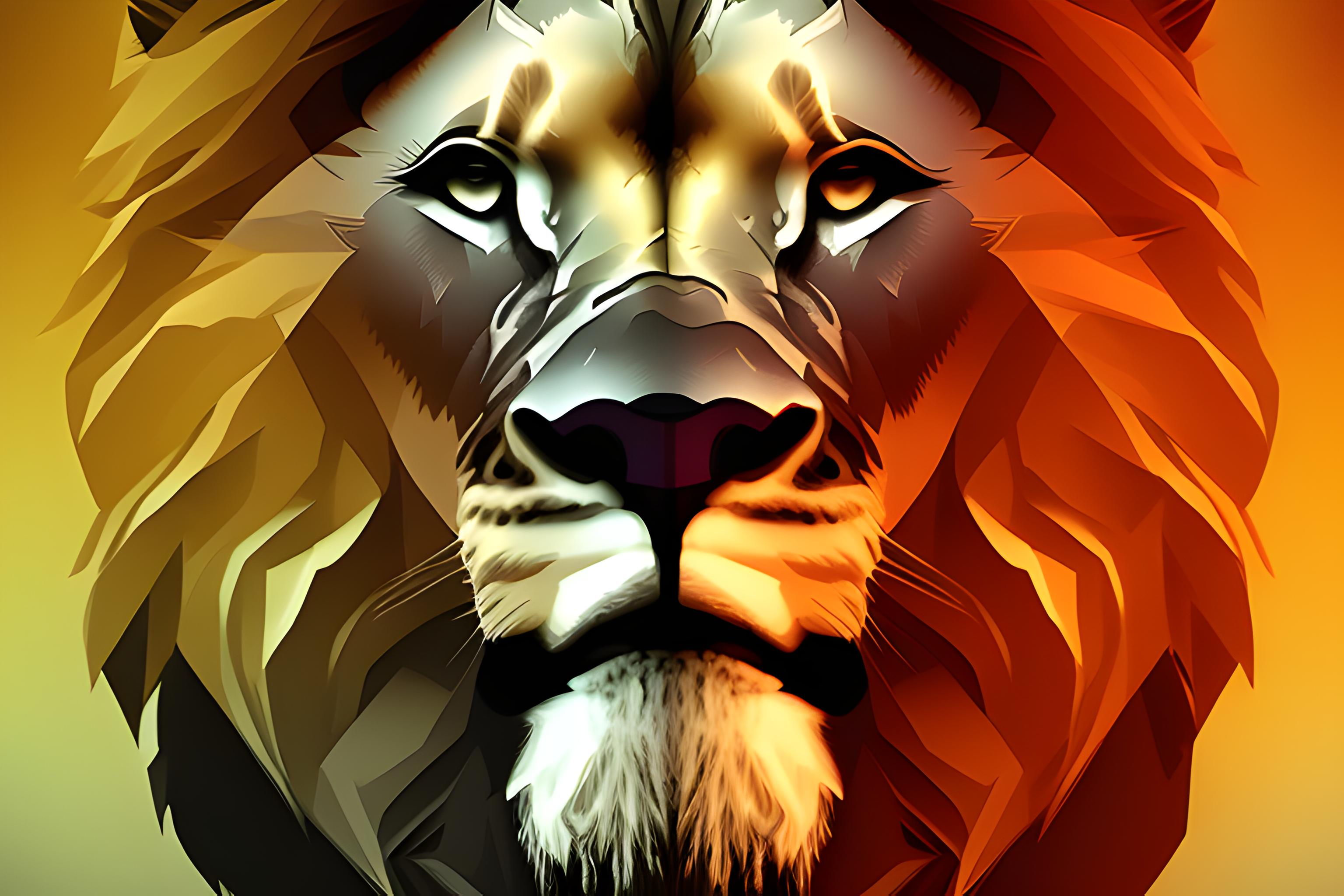 lion on rock | Wallpapers.ai